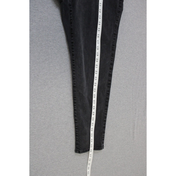 Lauren Ralph Lauren Womens Gray Premium Skinny Curvy Crop Denim Jeans Size 14 - Picture 9 of 11
